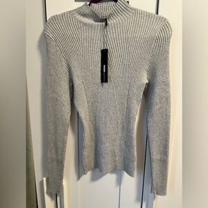 Grey Knit Sweater